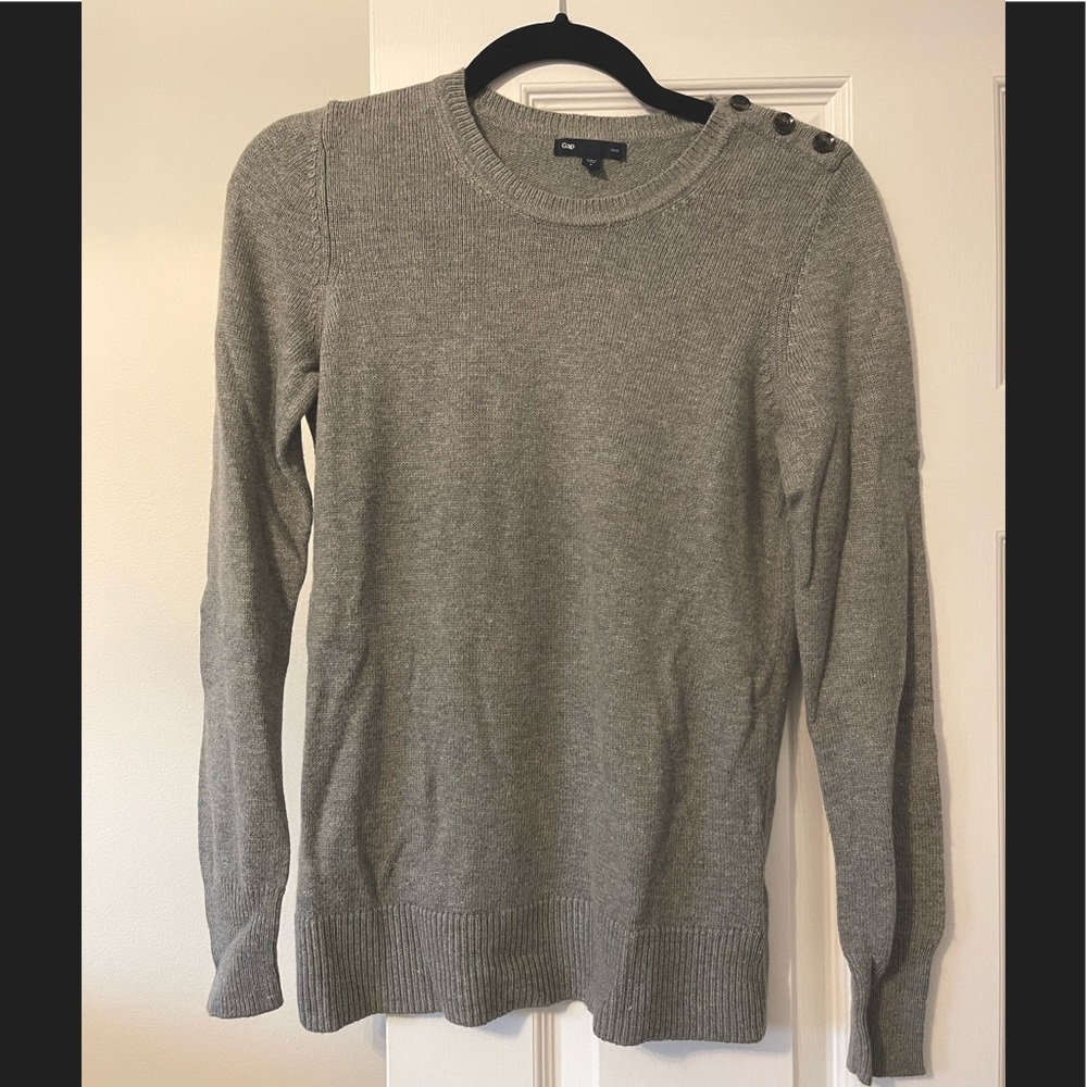 Gap Luxe gray sweater